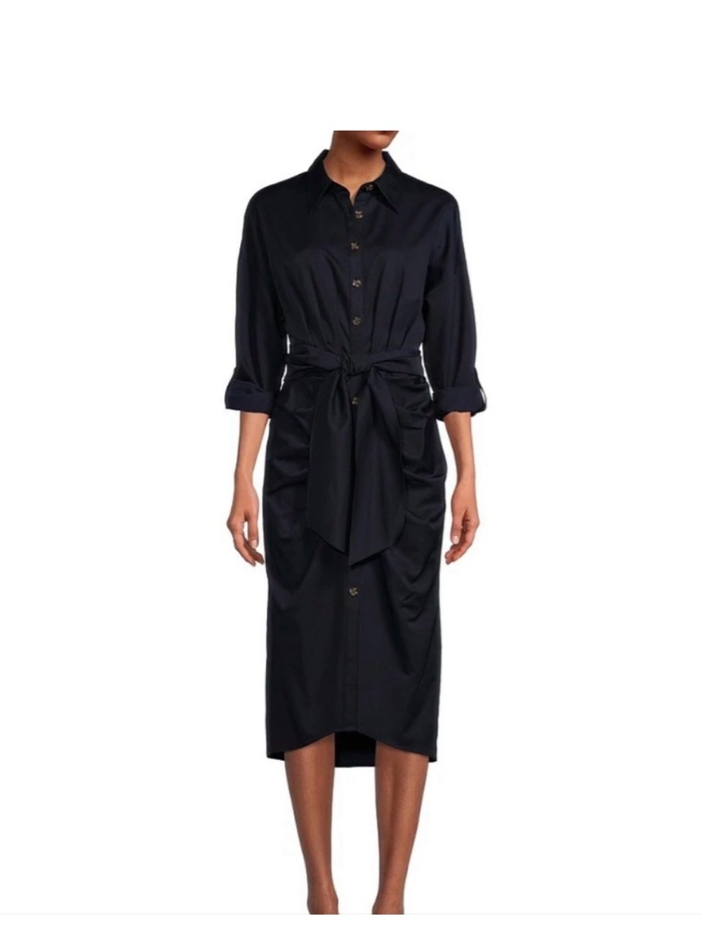 Antonio Melani Black Dress with Tie Waist